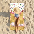 thumbnail image 4 of Ice Cream Rectangular Beach Towels Oversized Super Soft Fast Dry Bath Towel For Traveling Bathroom Swimming Camping Outdoors And Sports, 4 of 6