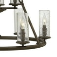 thumbnail image 3 of Farmhouse Nine Light Chandelier in Oil Rubbed Bronze Finish Bailey Street Home 81-Bel-1802434, 3 of 5