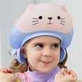 thumbnail image 5 of 1Pc Baby Shower Cap Shield for Kids Soft Silicone Adjustable 1-10 Years Old Cartoon Cat Shower Cap for Kids Toddler Shower Cap Shield Makes the Kids Bath More Fun, 5 of 7