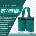 thumbnail image 2 of Bolsa de dulces portátil Papá Noel Pantalones Canasta de pantalones con asa Vino Feliz Navidad Regalo de año nuevo Decoración de banquete de boda Verde S Advancent HA009245-04, 2 of 6