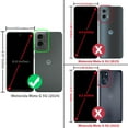 thumbnail image 2 of TJS for Motorola Moto G 5G 2024 Phone Case, with Tempered Glass Screen Protector, Dual Layer Shockproof Rugged Hybrid Drop Protector Cover for Moto G 5G 2024 (Blue), 2 of 6
