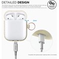 thumbnail image 5 of elago Silicone Case with Keychain Designed for Apple AirPods Case, Front LED Visible [ Night Glow Gold ], 5 of 7