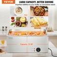 thumbnail image 2 of VEVOR Commercial Electric Food Warmer Countertop Buffet 19Qt 1200W Bain Marie, 2 of 9