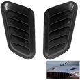 thumbnail image 1 of Hweilai 2pcs Air Intake Cover, Car Hood Intake Trims - Black, 1 of 5
