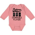 thumbnail image 3 of Inktastic Future Dominoes Player Game Boys or Girls Long Sleeve Baby Bodysuit, 3 of 5