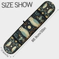 thumbnail image 3 of Yayeee Double Oven Mitt Kitchen Heat Resistant Baking 35" x7" Quilted Glove, Mystical Owls Pattern, 3 of 6