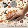 thumbnail image 6 of ODIKA 6'x9' Washable Area Rug Non-Slip, Easy Care, Orange Burnt Vintage Farmhouse Lattice Fall Decorative Bathroom for Family Room, Living Mater Bedroom, 6 of 7