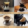 thumbnail image 4 of V60 Cone Coffee Filters, Set Of 100, Disposable Paper Coffee Filters, Natural Paper Filters For Pour Over Coffee Dripper And Coffee Maker (Natural Brown), 4 of 5