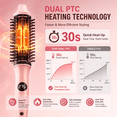 thumbnail image 6 of BRBR 1.7" Infrared Heated Round Thermal Brush – 30s Fast Heating, Negative Ions, Dual Voltage, Non-Blowing Styler for Women, All Hair Types, 6 of 7