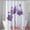 Purple, variant on Unique Bargains Shower Curtain Waterproof Sets with Hooks Multicolor 71"W x 71"L