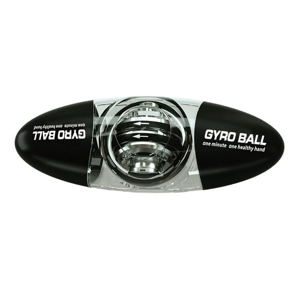 Pelota giroscópica para fortalecer el antebrazo, ejercitador de antebrazo para hombres, mujeres y adultos. Negro