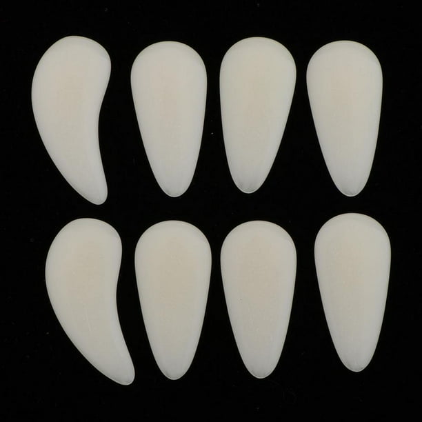 Púas de Guzheng de 8 Piezas con Clavos de Cítara China de Varios Tamaños Beige Perfecl