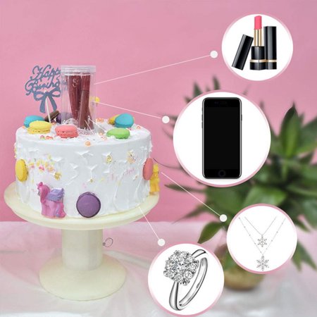 

8inch 1-Layer Cake Bottle Holder Stand Happy Birthday Cake Holder Baking Tool