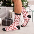 thumbnail image 7 of KLL Strawberry Print Cool Socks Men's Women's Crew Socks Funny Crazy Novelty Stockings, 7 of 7