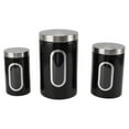 thumbnail image 1 of 3 Piece Canisters Sets For The Kitchen, Kitchen Jars With See Window, Airtight Coffee Container Tea Organizer & Sugar Canister, Kitchen Canisters Kitchen Decor, 1 of 8
