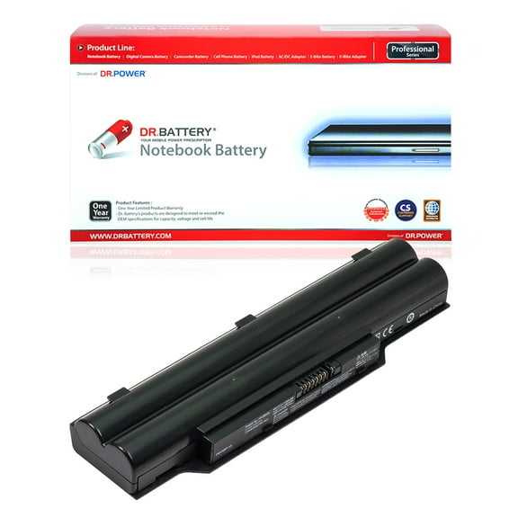 DR. BATTERY - Replacement for Fujitsu LifeBook PH50-C / PH521 / A530 / A531 / AH42-E / AH530 / AH531 / CP477891-01 / CP478214-02 / FMVNBP186 / FMVNBP189 / FMVNBP194 / FPCBP277 / FPCBP277AP