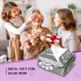 thumbnail image 3 of Mom Gifts Gifts for Mom from Daughter Son Birthday Gifts for Mom Best Mom Ever Gifts Mothers Day Valentine\u2018s Day Christmas Blanket Gifts for Mom Gifts for Mom Birthday Unique Blanket 50"*60" Grey, 3 of 6