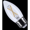 thumbnail image 3 of Satco S12501 B11 LED Filament Light Bulbs 4W 120V 5000K 350 Lumen Dimmable Wet Location (6 Pack), 3 of 14