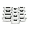 thumbnail image 2 of JoyJolt 24-Piece Fluted Food Storage Container Set with Lids - Black, 2 of 5