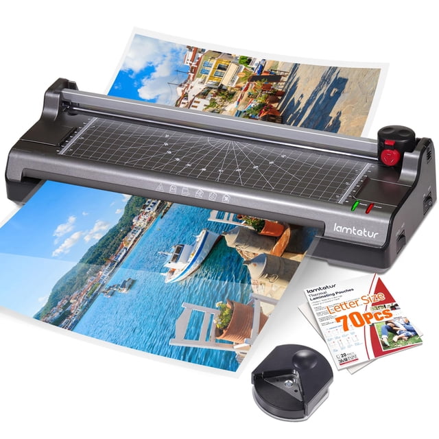 Laminadora lamtetur 7 en 1 Hot&Cold de 33 cm de ancho para A3/A4