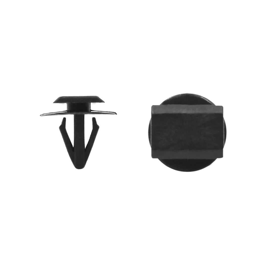 Black Splash Guard Moulding Rivets Fastener Retainer Clips 8mm Dia Hole