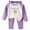 boy outfits-Purple, variant on TOWED22 Infant Toddler Clothes Set Long Sleeve Graphic Round Neck Soft T-Shirt Jogger Pants Fall Winter Warm Outfits 2Pcs(Purple,4-5 Y)