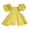 Yellow, variant on Otqutp Wedding Dresses for Baby Girls Kids Toddler Baby Girls Birthday Dress Solid Flower Princess Pageant Dress Party Prom Ball Gown Dresses(Red,4-5 Years)