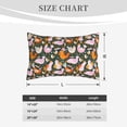 thumbnail image 6 of Fotbe Roosters and Chicks Pillow Cases - Envelope Closure - Luxury, Extra Soft, Cooling Pillow Covers - Wrinkle, Fade, Stain Resistant-20"x30", 6 of 9