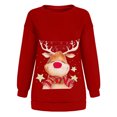 thumbnail image 4 of Heliisoer Mode Noël Femmes Décontracté à Manches Longues Imprimé Sweat-Shirts Tops, 4 of 7