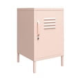 thumbnail image 6 of RealRooms Shadwick 1 Door Metal Locker Style Livingroom End Table, Pink, 6 of 10