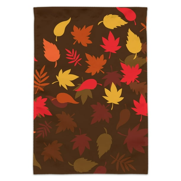 Fall Leaves Autumn Garden Yard Flag