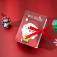 thumbnail image 1 of Cajas de dulces con forma de libro de Navidad, bolsas de regalo de Papá Noel, decoración de fiesta de Navidad, 2024, 5 unidades por juego, 1 of 4