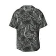 thumbnail image 7 of Kdxio Men's Hawaiian Shirt for Men Short Sleeve Shirt Snake Summer Casual Holiday Beach Button Down T-Shirts, 7 of 7