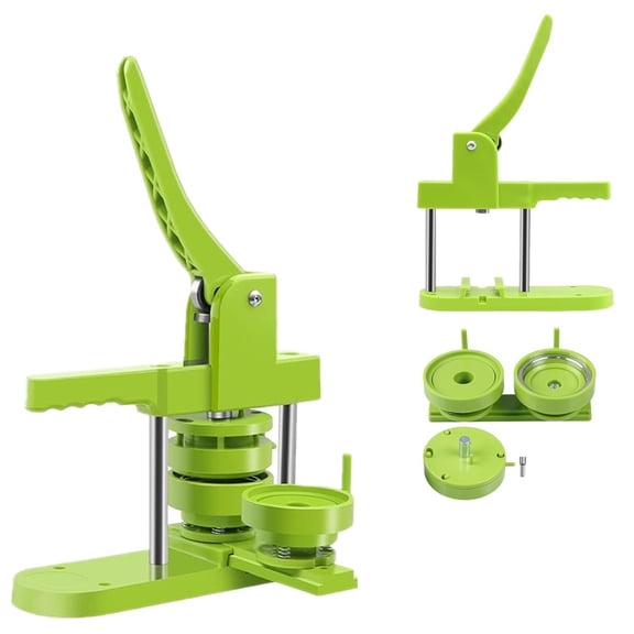 58MM Badges Maker Machine Sliding Style Pin Button Making Machine DIY Badges Punch Press Machine ,Beginner-Friendly