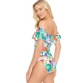 thumbnail image 3 of Ralph Lauren MULTI Off the Shoulder One Piece Swimsuit, US 16, 3 of 4