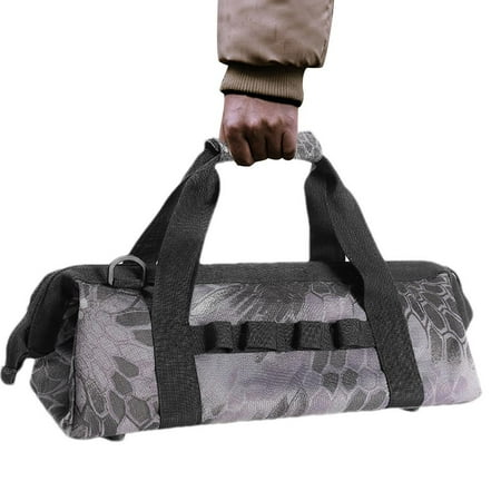 

Younar Tent Ground Hammer Storage Bag Heavy Duty Tent Nail and Hammer Storage Bag Compartment Design Camping Tent Stake Bag supple