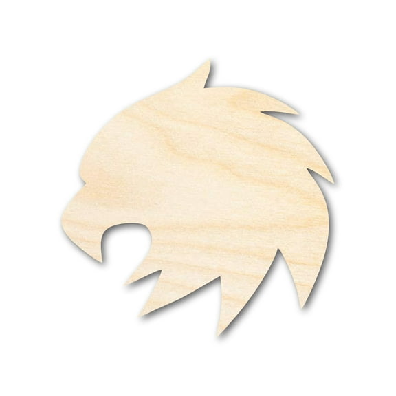 Unfinished Wood Eagle Mascot Shape 7" / 1/8"