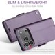 thumbnail image 5 of Funda tipo cartera para iPhone 17 Pro con tarjetero, función atril, bloqueo RFID, cierre magnético, protección a prueba de golpes, de piel sintética, con tapa tipo cartera para iPhone 17 Pro, 5 of 7