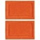 thumbnail image 1 of Alfombra de baño mDesign antideslizante de microfibra absorbente de agua, paquete de 2, 1 of 9