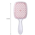 thumbnail image 4 of Peine Con Cojín Aire Dientes Anchos Cepillo para El Masaje Del Cuero Cabelludo (transparente) Rosa, 4 of 9
