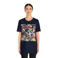 thumbnail image 3 of Retro 80s Mixtape Collage Short Sleeve T-Shirt - Vintage Music Lover, 3 of 4