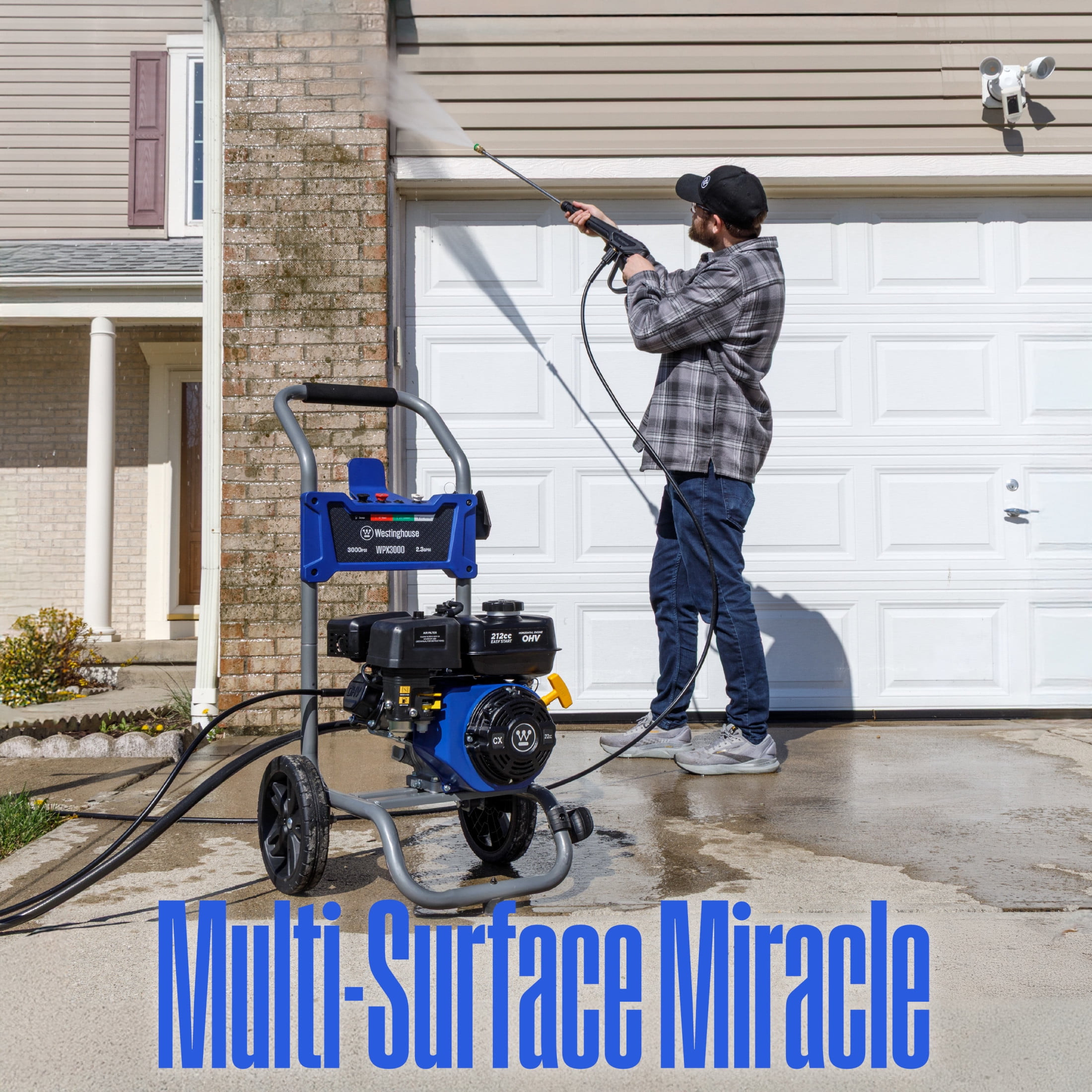 Westinghouse 3000 PSI, 2.3 GPM Gas Pressure Washer with 4 Quick Connect Tips