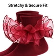 thumbnail image 5 of TELOLY 4Pairs Kids Socks,4-6 Years Old Ruffle Socks,Thin Cotton Socks Lace Socks,Style1,15-18Cm, 5 of 8