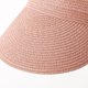 thumbnail image 2 of Sombreros de paja Harhinhe para mujer, sombreros con visera para mujer, sombreros de playa para mujer, sombrero para el sol, sombrero de paja para mujer hecho de rafia natural, 2 of 5