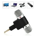 thumbnail image 1 of Mini Stereo Microphone with 3.5mm Gold plating Plug Jack for PC Laptop MD Camera, Highly Affordable and Compact Stereo Microphone,  Suitable for PC and Sound Recorder, 1 of 7