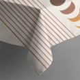 thumbnail image 5 of Green Boho Geometric and Plant Pattern Square Tablecloth,Waterproof Square Table Cover,Wipeable Spillproof Washable Table Cover for Home Kitchen Party Decor 42"X42"(107x107cm), 5 of 6