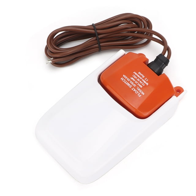 Bilge Pump Float Controller, Water Pump Float Switch Reliable Secure Seals For 25 Amps 12V 24V 32V Systems