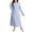 Blue Love Print, variant on ValueVibe Plus Size Nightgown for Women Long Sleeve Sleepshirt Crew Neck Full Length Sleepdress with Blue Love Print, 4XL