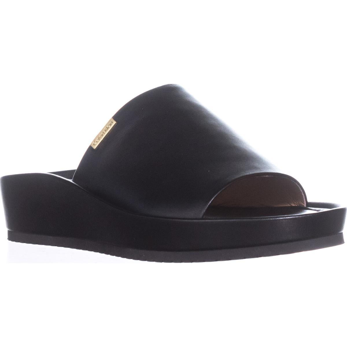 calvin klein women's slide sandals