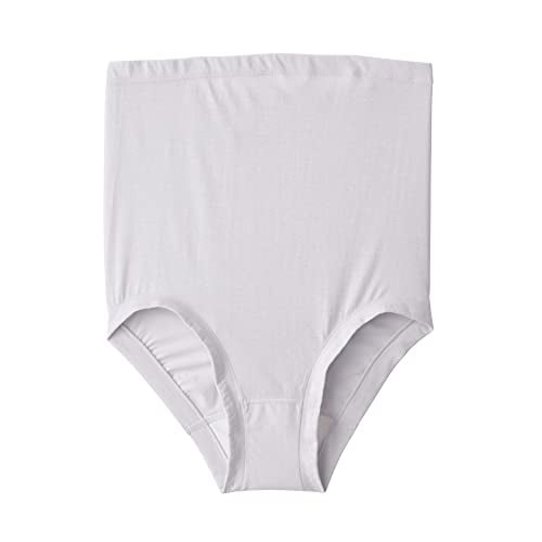 MUJI Women's Inner Bottoms Silk Blend High Rise Shorts FGA03A2A Light Gray  L 